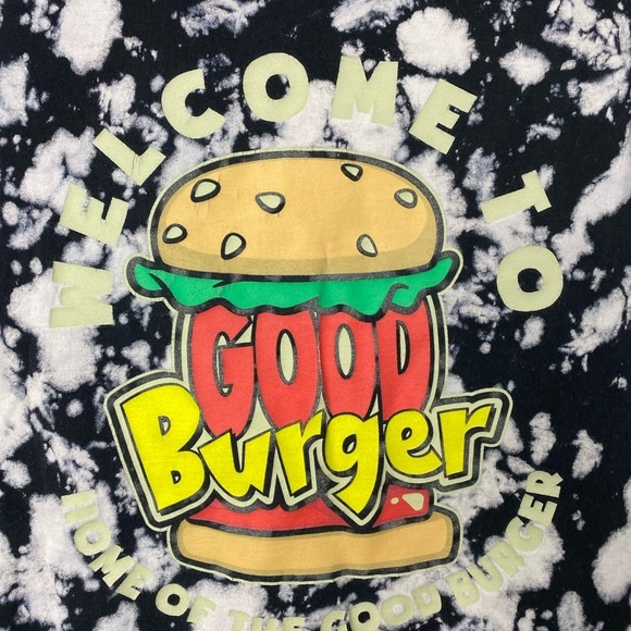 Nickelodeon GraphicT-Shirt Welcome to Good Burger  Tie Dye Short Sleeve sz Large - Picture 2 of 12